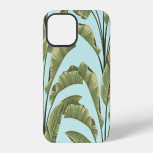 Funda Para iPhone 12 Vintage Banana Leaves: Tropical Seamless.