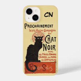 Funda Para iPhone 14 Vintage "Chat Noir" | Art Nouveau Steinlen