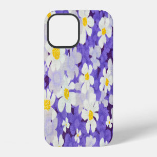 Funda Para iPhone 12 Vintage colorido: Patrón de flores sin foco