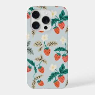 Vintage Cottagecore Strawberry Pattern