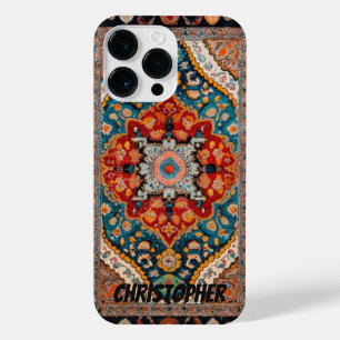Funda Para iPhone 14 Pro Max Vintage de alfombra persa