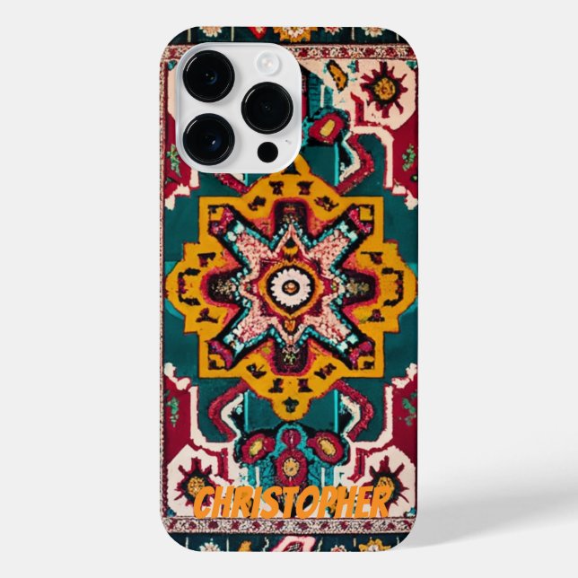 Funda Para iPhone Vintage de alfombra persa (Reverso)
