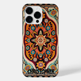 Funda Para iPhone 14 Pro Max Vintage de alfombra persa