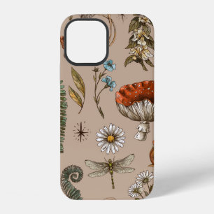 Funda Para iPhone 12 Vintage de la naturaleza de los bosques sin fisura