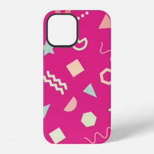 Funda Para iPhone 12 Vintage de patrón de repetición sin costuras con M