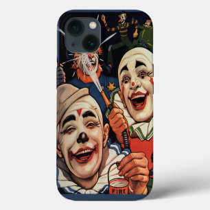 Vintage Humor, Laughing Circus Clowns and Police