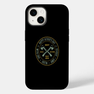 Funda Para iPhone 14 Vintage Mejor Papá del Mundo Personalizado Nombre