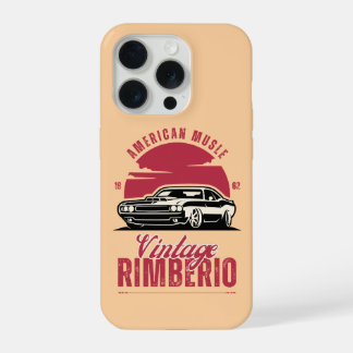 Vintage men car Phone Case