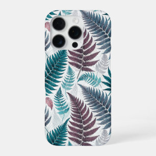 Funda Para iPhone 16 Pro Vintage-style botanical fern leaves