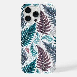 Vintage-style botanical fern leaves