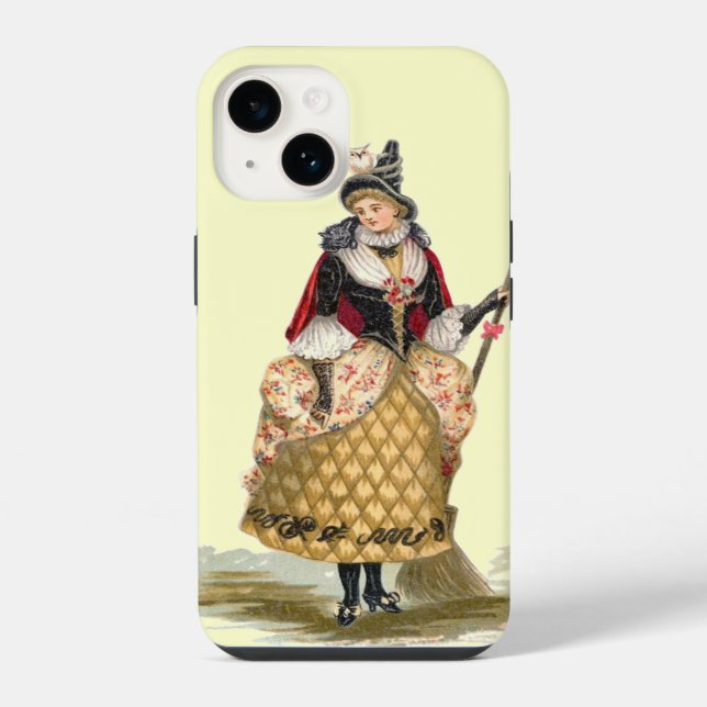 Funda Para iPhone Vintage Witch (Reverso )