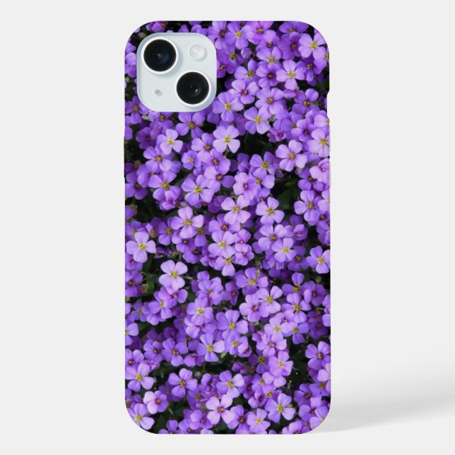 Funda Para iPhone Violet Flowers iPhone estuche violets (Reverso )