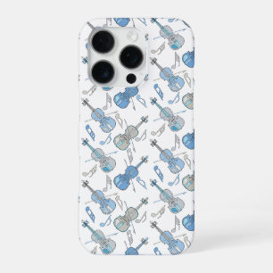 Funda Para iPhone 16 Pro Violin Music Notes