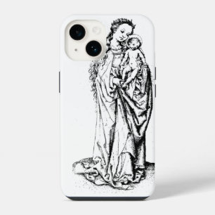 Funda Para iPhone 14 Virgen María y Niño Jesús  
