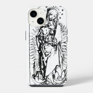 Funda Para iPhone 14 Virgen María y Niño Jesús  
