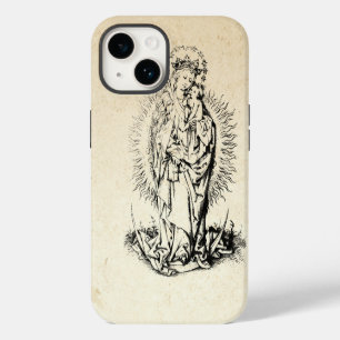 Funda Para iPhone 14 Virgen María y Niño Jesús  
