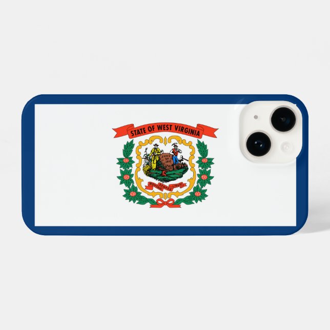 Funda Para iPhone Virginia Occidental (Reverso Horizontal)