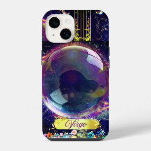 Funda Para iPhone 14 Virgo, azul