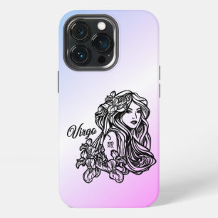 Funda Para iPhone 13 Pro Virgo La Virgen Zodíaco Púrpura