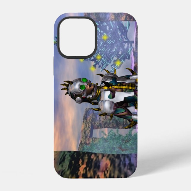 FUNDA PARA iPhone VISIÓN DE AÑO NUEVO DE UN CIBORG (Reverso )