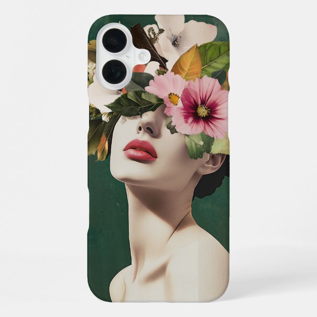 Funda Para iPhone Visiones florales (Reverso )