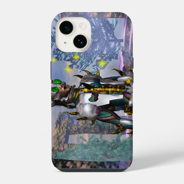 FUNDA PARA iPhone VÍSPERA DE CIBORG DE AÑO NUEVO (Reverso )