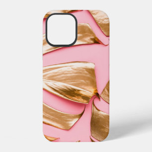 Funda Para iPhone 12 Vista de cerca de monstera trop natural pintado en