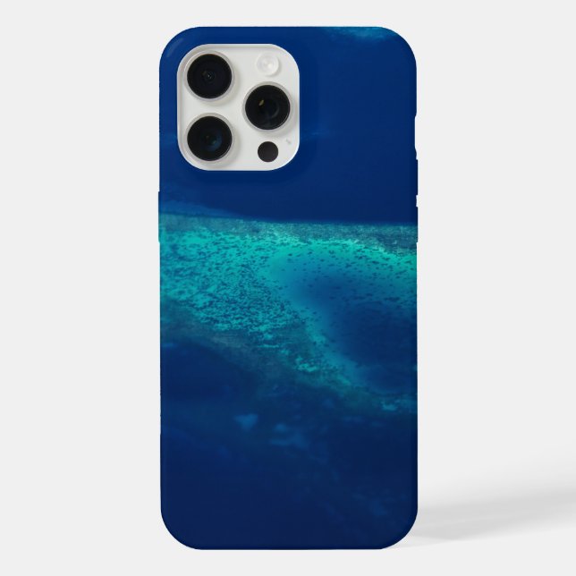 Funda Para iPhone Vista de mar azul (Reverso )