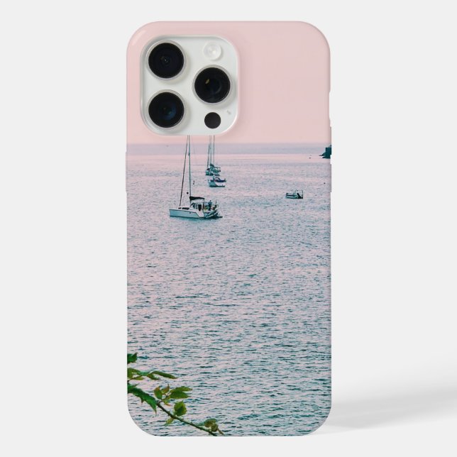 Funda Para iPhone Vista del mar natural (Reverso )