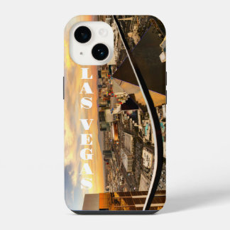 Funda Para iPhone 14 Vista panorámica de Las Vegas Estuche Premium Phon