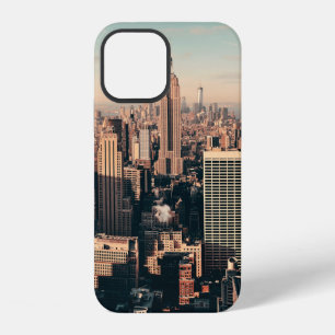 Funda Para iPhone 12 vistas urbanas de la terraza en la azotea de los r