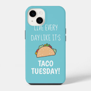 Funda Para iPhone 14 Vive Cada Día Como Si Fuera Martes De Tacos Divert