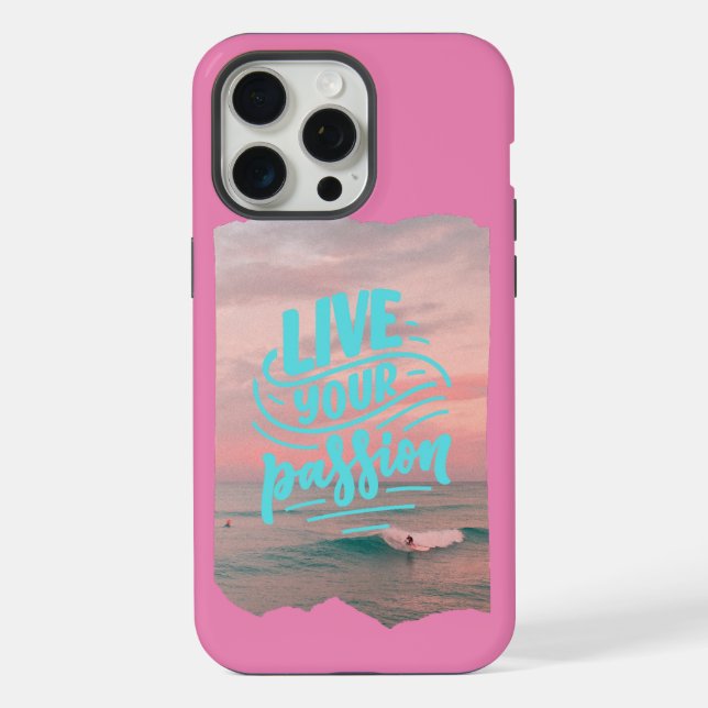 Funda Para iPhone vivir tu pasión (Reverso )