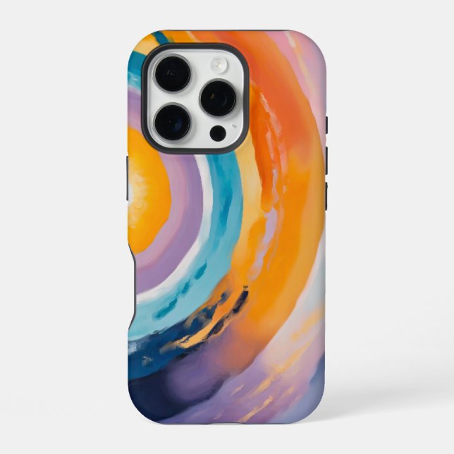 Funda Para iPhone Vórtice Cósmico: Abrazo Solar (Reverso )