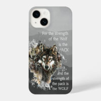 Watercolor Wolf Pack Family Cita Animal Nature