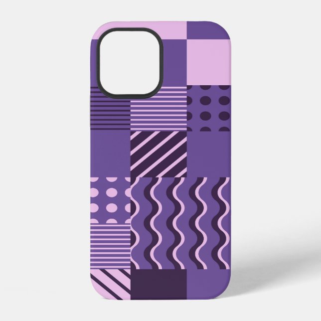 Funda Para iPhone Waves Stripes Dots: Modern Seamless. (Reverso )
