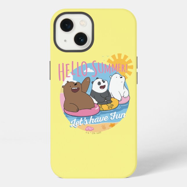 Funda Para iPhone We Bare Bears - Hello Summer! Let's Have Fun (Reverso )