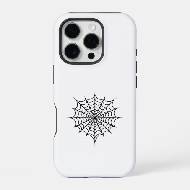 Funda Para iPhone Web negra (Reverso )