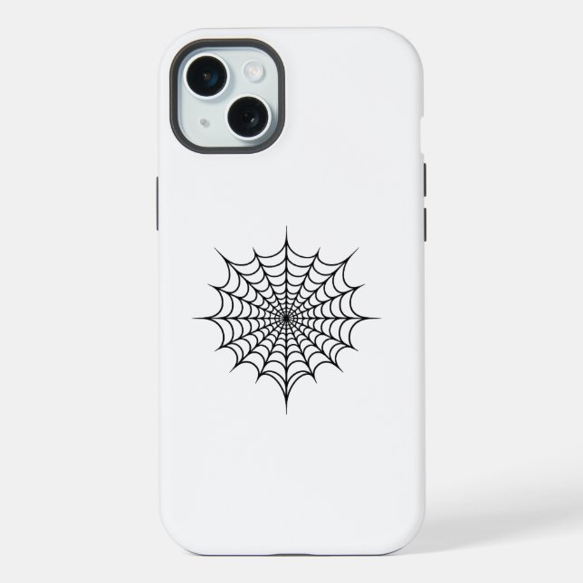 Funda Para iPhone Web Negra (Reverso )