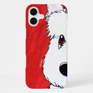 Funda Para iPhone 16 Plus Westie En Rojo
