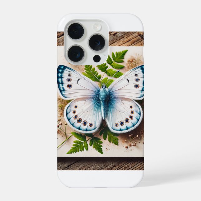 Funda Para iPhone White Butterfly in Natural Setting 200724IREF220 - (Reverso )