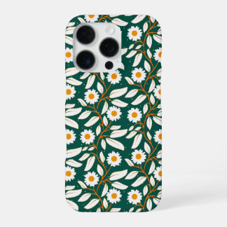 Funda Para iPhone 16 Pro White daisies with bright yellow centers