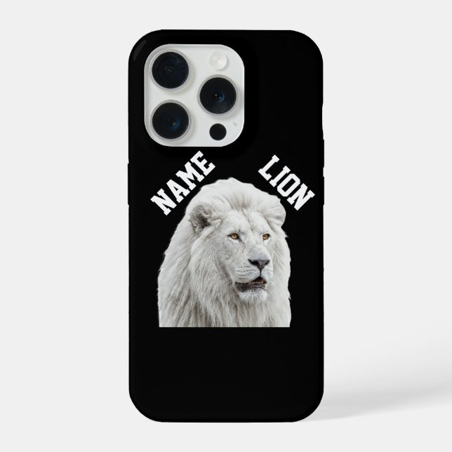 Funda Para iPhone White Lion Phone case (Reverso )
