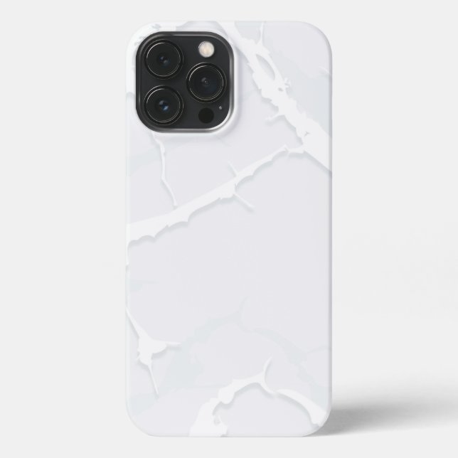 Funda Para iPhone White Marble Scrap Elegant (Reverso )
