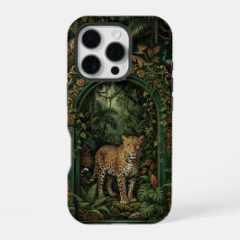 Funda Para iPhone 16 Pro Wild Leopard Jungle Arch | iPhone 16 Pro Case