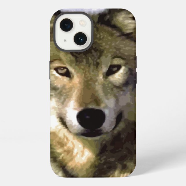 Funda Para iPhone Wild Wolf Eyes (Reverso )