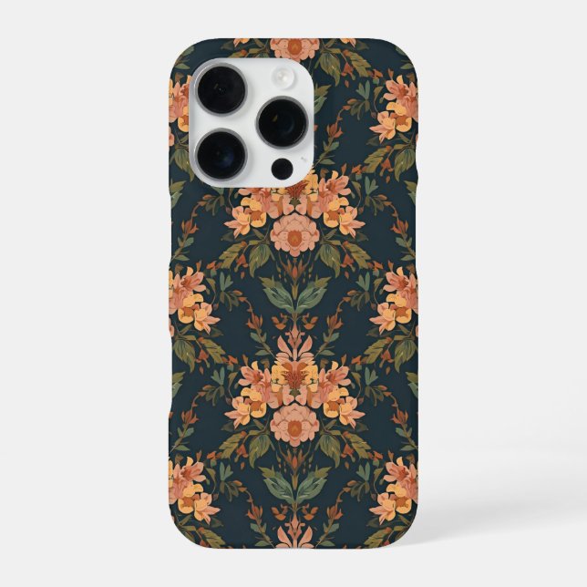 Funda Para iPhone William Morris Antique Honeysuckle Floral Pattern (Reverso)