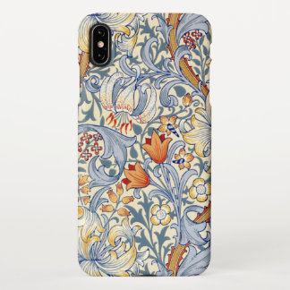 Funda Para iPhone XS Max William Morris Gold Lily Victorian Wallpaper