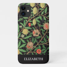 FUNDA PARA IPHONE: WILLIAM MORRIS : POMEGRANADOS