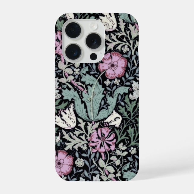Funda Para iPhone William Morris Poppy Botanical Victorian Wallpaper (Reverso )